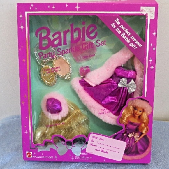 Barbie Party Sparkle Gift Set - 67027 Never Removed from Box 1994 Mattel - Picture 1 of 4